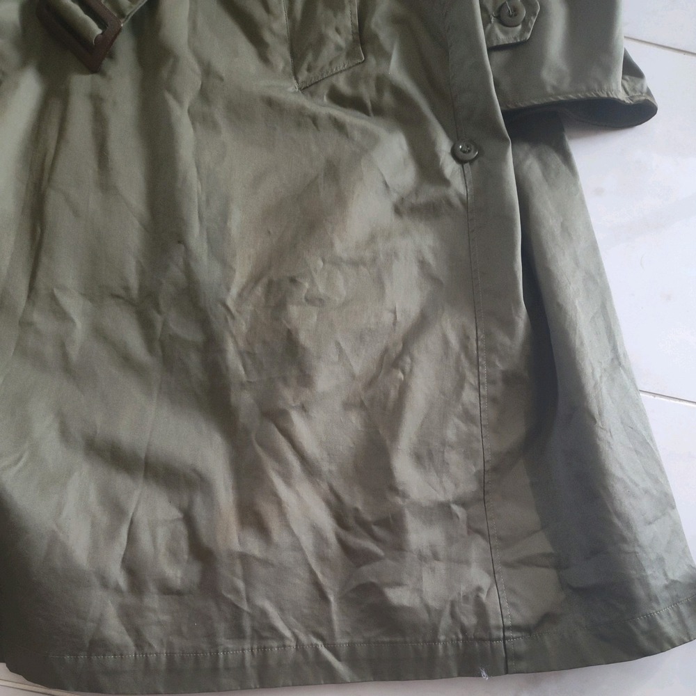 1940's US Army Trenchcoat WW2, Officer's O'coat Field, 38R, Great Shape! W Belt - Picture 14 of 16